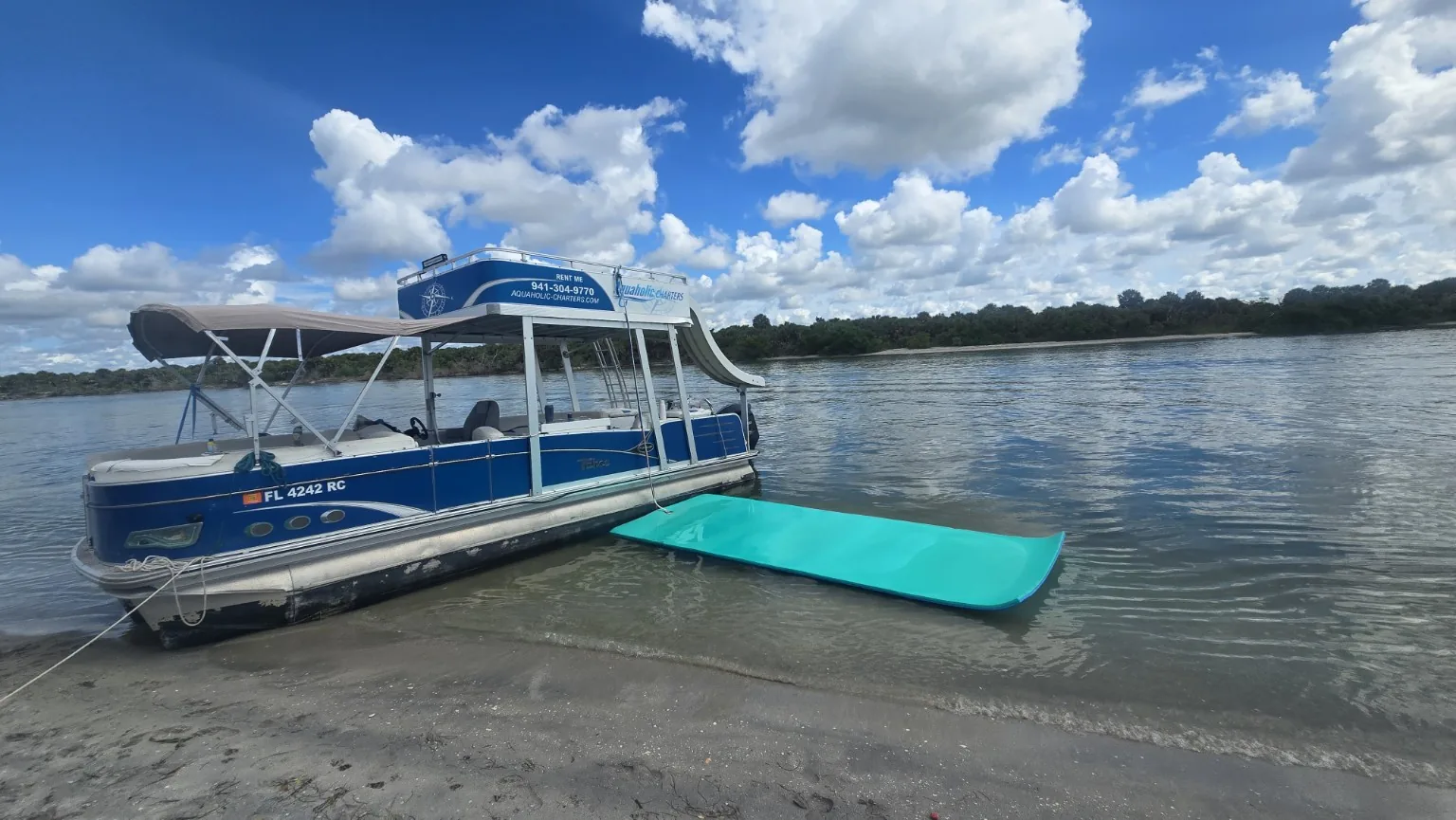 Aquaholic Funship and water toys ready for an Ultimate Adventure